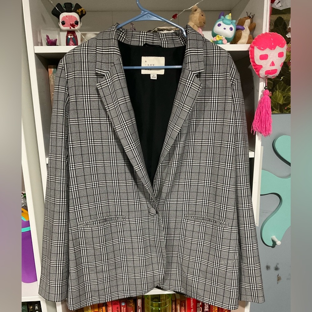 Black and White Blazer